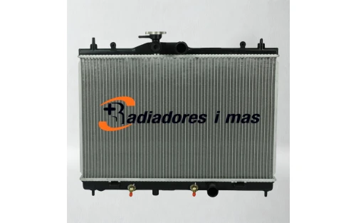 SKU: 2981 Radiador Automotriz Nissan Tiida Versa T/A 07-16 16mm Tubo Soldado