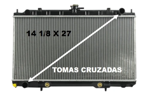 Radiador Automotriz Nissan Sentra T/A 00-01